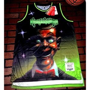 GOOSEBUMPS / SLAPPY Headgear Classics Basketball Jersey ~Never Worn~ L‎ XL